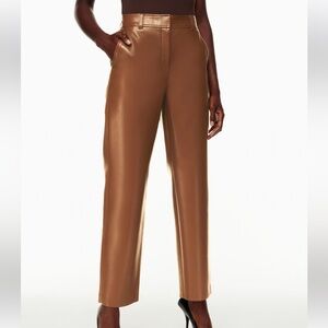 Aritzia Babaton Command Pant in Cognac (Size 2, Regular)
